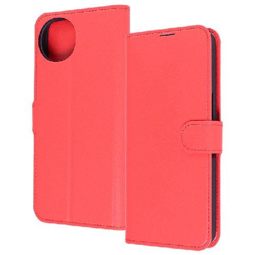 ray-out(レイ・アウト) RT-AQL3ELC1/R レッド AQUOS wish5用 Like standard 耐衝撃 マグネットベルト シンプル 手帳型レザーケース