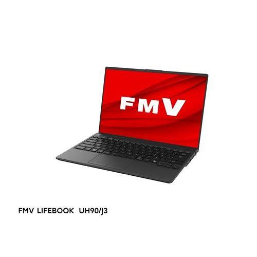 【長期5年保証付】富士通(FUJITSU) FMVU90J3B LIFEBOOK UH 14型 Core Ultra 7/16GB/512GB/Office+365 ピクトブラック Win11Home ノートパソコン