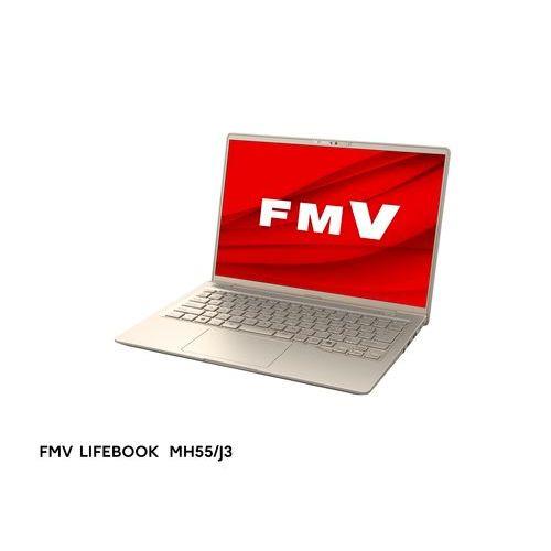 【長期5年保証付】富士通(FUJITSU) FMVM55J3G LIFEBOOK MH 14型 Ryzen 5/16GB/256GB/Office+365 ベージュゴールド Win11Home ノートパソコン