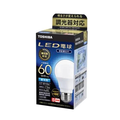 東芝(TOSHIBA) LDA7D-G/DSK60V1 昼光色 E26口金 60W形相当 810lm