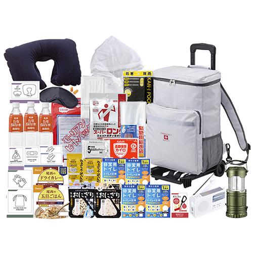 ゼニス(ZENITH) キャリー付き緊急避難セット 34点セット E-TBS-300