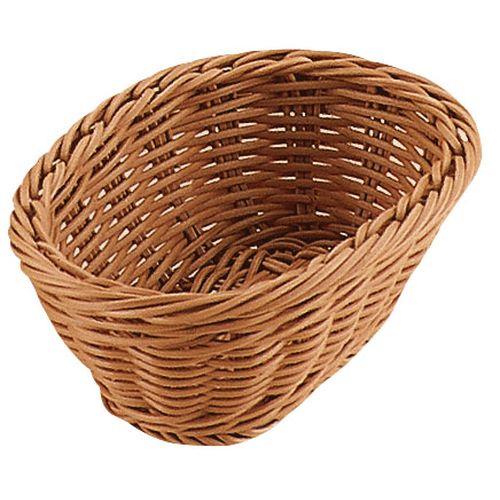 トーダイ PP小判型バスケット ブラウン 15型 OV-102-BR