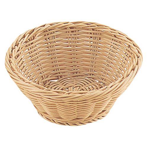 トーダイ PP丸型バスケット アイボリー 18型 RO-203-IV