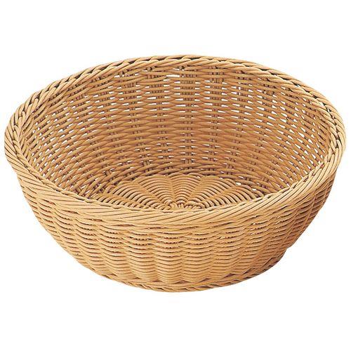 トーダイ PP丸型バスケット アイボリー 30型 RO-213-IV