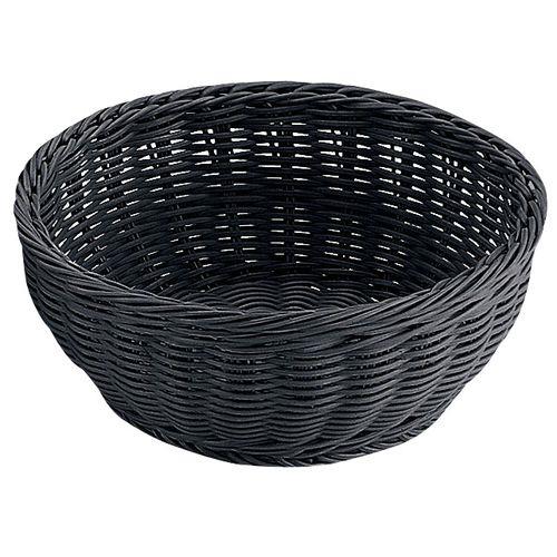 トーダイ PP丸型バスケット ブラック 18型 RO-431-BK