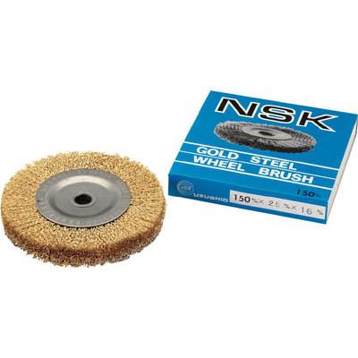 鳴門屋 W-2 鋼線ゴールドホイールブラシ