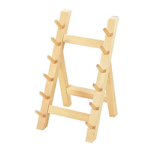 雅うるし工芸 木製6段庖丁掛