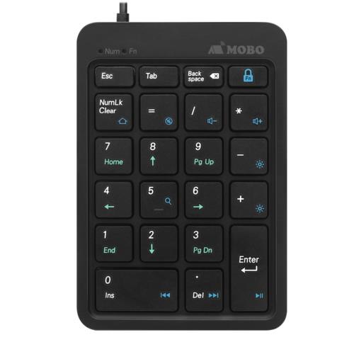 アーキサイト AM-NPW22-BK ブラック MOBO TenkeyPad 2 Wired 有線