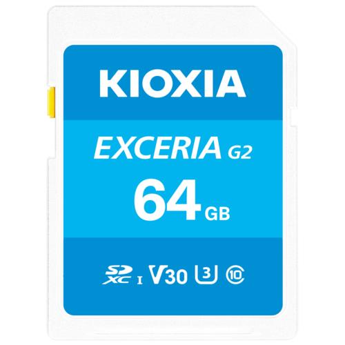 キオクシア(KIOXIA) EXCERIA G2 KSDU-B064G SDXC UHS-I メモリカード 64GB