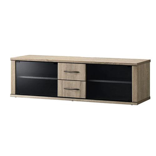 朝日木材加工 AS-MCD1300-GB グレージュ木目 キャスター付き幅130cm