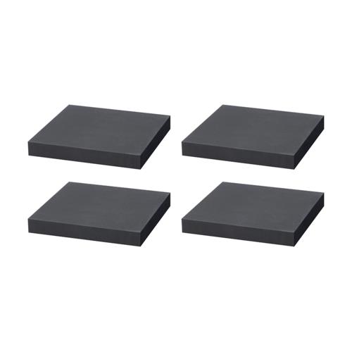 アクア(AQUA) HW-KYAKU-10 吸振機能付き高さ調整脚 ゆれん!ドリー 厚さ10mm 4個ドラム式洗濯機用