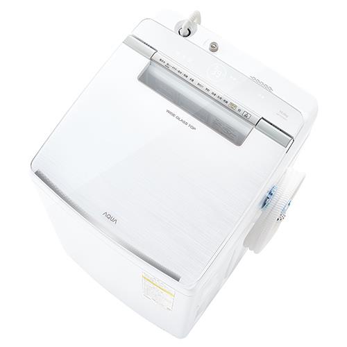 【標準設置料金込】【長期保証付】アクア(AQUA) AQW-TW10R-W タテ型洗濯乾燥機 洗濯10kg/乾燥5kg