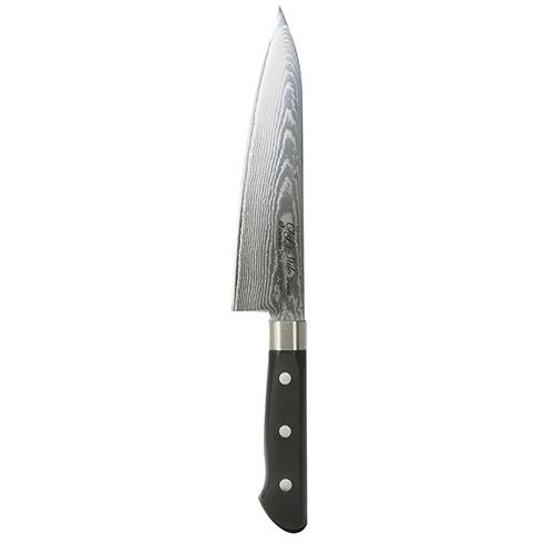 リバティーコーポレーション FN-101 Chef's Stile グランデ 牛刀包丁 刃渡り180mm ダマスカス67層 食洗機対応