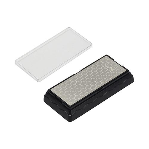 リバティーコーポレーション FN-504 Chef's Stile 包丁研ぎ 中砥石/荒砥石 両面仕様 台座カバー付