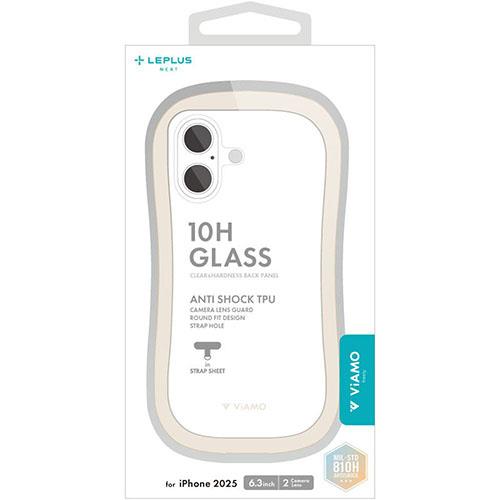 MSソリューションズ iPhone17用 耐傷・耐衝撃ハイブリッドケース ViAMO freely ミルクホワイト LN-IM25VMFWH