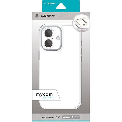 MSソリューションズ iPhone17用 カメラ保護ハイブリッドケース mycam シルバー LN-IM25MCSV