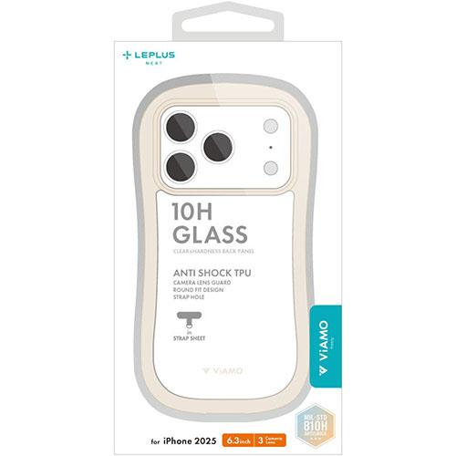 MSソリューションズ iPhone17 Pro用 耐傷・耐衝撃ハイブリッドケース ViAMO freely ミルクホワイト LN-IP25VMFWH