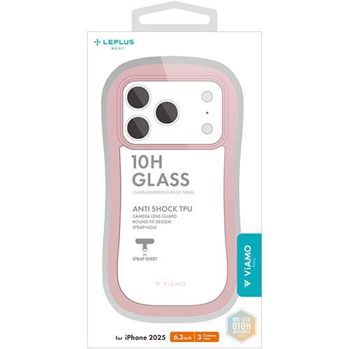 MSソリューションズ iPhone17 Pro用 耐傷・耐衝撃ハイブリッドケース ViAMO freely ダスティピンク LN-IP25VMFPK