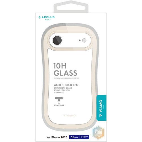 MSソリューションズ iPhone17 Air用 耐傷・耐衝撃ハイブリッドケース ViAMO freely ミルクホワイト LN-IA25VMFWH