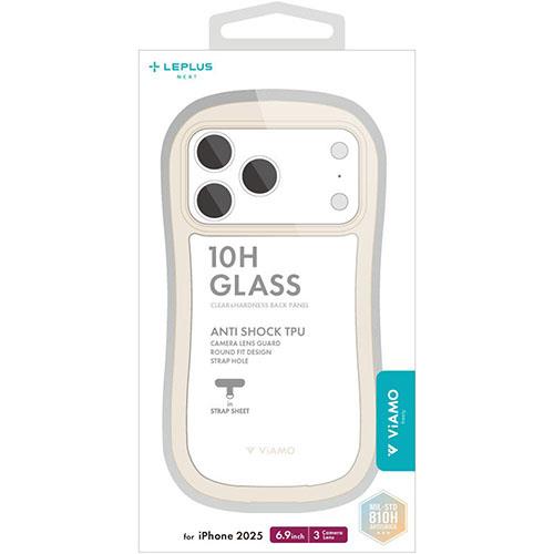 MSソリューションズ iPhone17 Pro Max用 耐傷・耐衝撃ハイブリッドケース ViAMO freely ミルクホワイト LN-IL25VMFWH