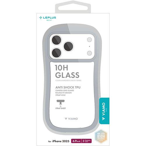 MSソリューションズ iPhone17 Pro Max用 耐傷・耐衝撃ハイブリッドケース ViAMO freely ライトグレー LN-IL25VMFLGY