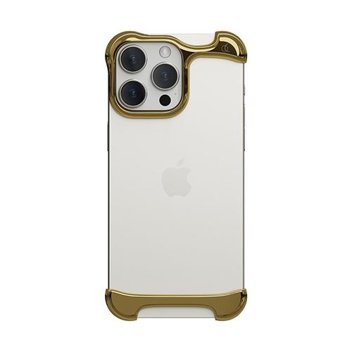 ロアインターナショナル(roainternational) AC27049I16PR ミラーゴールド iPhone 16 Pro用 バンパーケース Arc Pulse アルミ