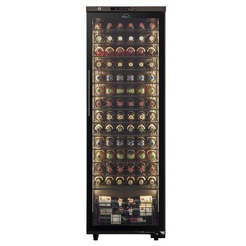 【標準設置料金込】フォルスター(forster) ST-309G-WK ウッドブラック 90本収納 右開き コンプレッサー式 酷暑対応