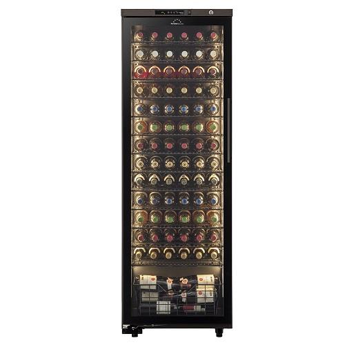 【標準設置料金込】フォルスター(forster) ST-309GL-WK ウッドブラック 90本収納 左開き コンプレッサー式 酷暑対応