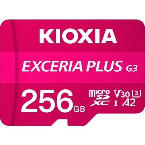 キオクシア(KIOXIA) KMUH-C256G EXCERIA PLUS G3 microSDXC UHS-I U3 V30 C10 A2 メモリカード 256GB