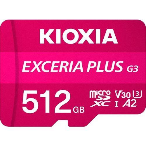 キオクシア(KIOXIA) KMUH-C512G EXCERIA PLUS G3 microSDXC UHS-I U3 V30 C10 A2 メモリカード 512GB