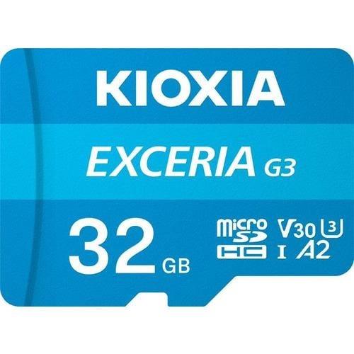 キオクシア(KIOXIA) KMU-C032G EXCERIA G3 microSDHC UHS-I U3 V30 C10 A2 メモリカード 32GB