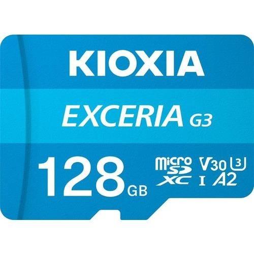 キオクシア(KIOXIA) KMU-C128G EXCERIA G3 microSDXC UHS-I U3 V30 C10 A2 メモリカード 128GB