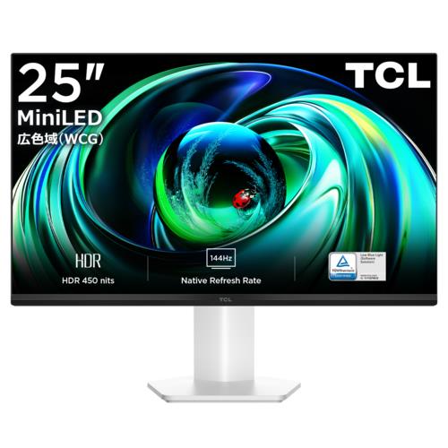 【長期保証付】TCL(ティーシーエル) TCL 25G54 G54シリーズ Mini LEDモニター 25型 HFSパネル 144Hz
