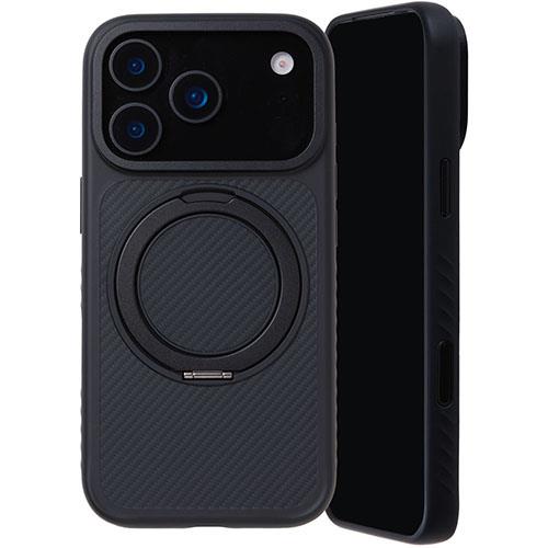 ディーフサウンド(DeffSound) iPhone17用 Pro用 DURO RING MASTER iPhone17ケース マットブラック DCS-IPD25MPMRBK