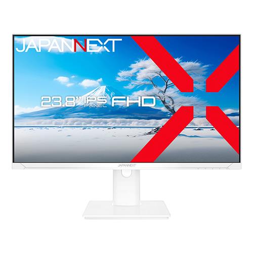 【長期保証付】ジャパンネクスト(JAPANNEXT) JN-IPS2381FHDR-HSP-W 23.8型 フルHDモニター 多機能スタンドモデル