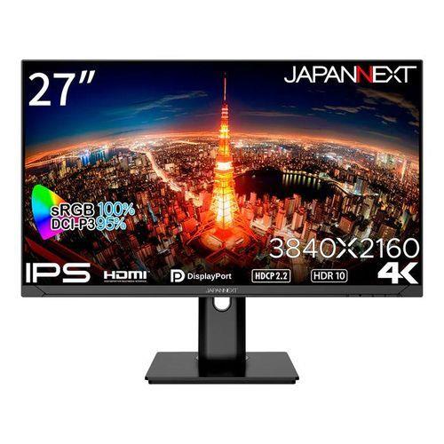 【長期保証付】ジャパンネクスト(JAPANNEXT) JN-IPS2710UHDR-HSP 27型 4Kディスプレイ 多機能スタンドモデル