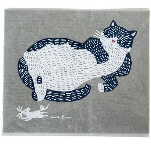 イーオクト ecomfortHouse kata kata スポンジワイプ ねこ W17cm