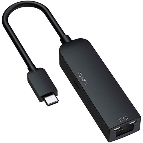 IODATA(アイ・オー・データ) GP-CR452GHP/B ブラック 有線LANアダプター USB Type-C接続