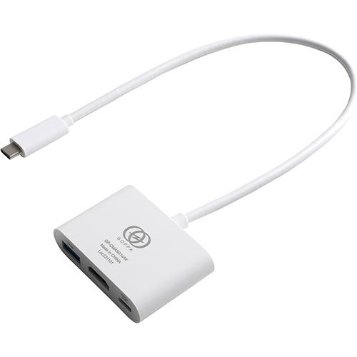 IODATA(アイ・オー・データ) GP-CMA5G14/W ホワイト マルチポートハブ Power Delivery 140W対応