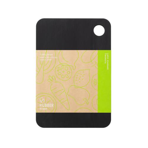 ノボダ ラバラバ(RUBBER Raba) ゴムまな板 Sサイズ 日本製 255×175×8mm まな板 黒 NBD002