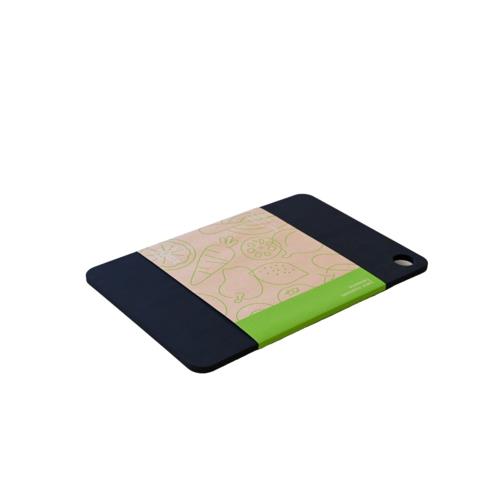 ノボダ ラバラバ(RUBBER Raba) ゴムまな板 Lサイズ 日本製 370×245×8mm まな板 黒 NBD003