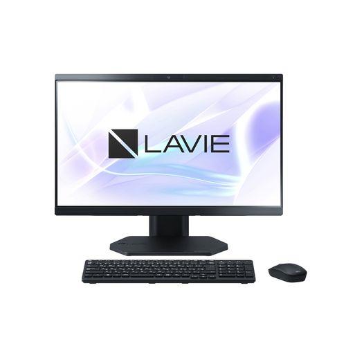 【長期5年保証付】NEC PC-A2375JAB LAVIE A23 23.8型 Core i7/16GB/512GB/Office+365 ファインブラック Windows 11Home デスクトップ
