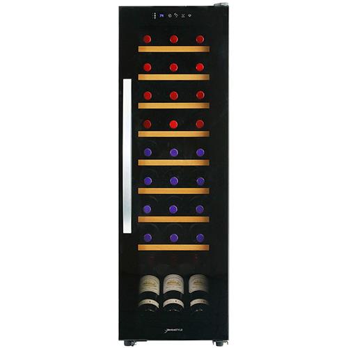 【標準設置料金込】デバイスタイル(deviceSTYLE) WG-C27W ワインセラー 96L 幅370mm