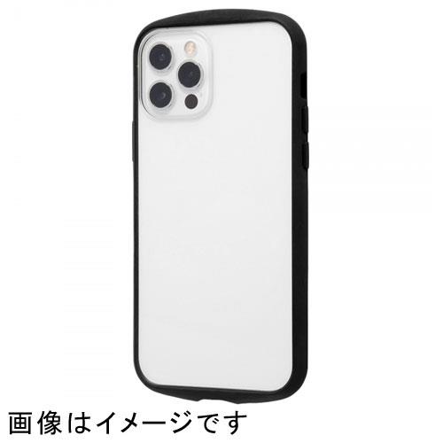 ray-out(レイ・アウト) RT-P27CC14/CBM ｸﾘｱ/ﾌﾞﾗｯｸ iPhone 12/12 Pro用 耐衝撃ハイブリッドケース Puffull