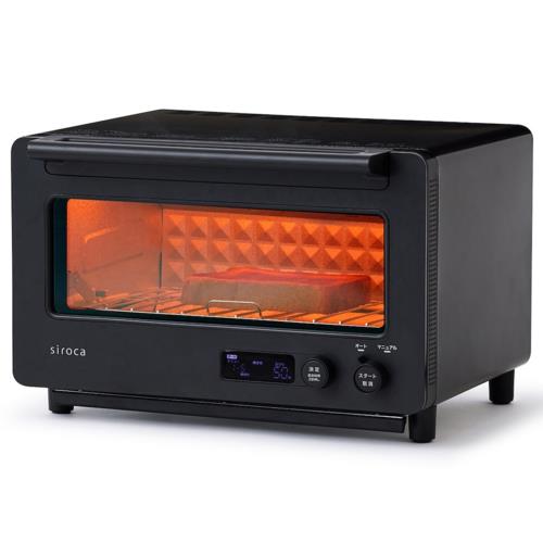 【長期5年保証付】シロカ(siroca) ST-2D451-K ブラック すばやきトースター オーブントースター1400W