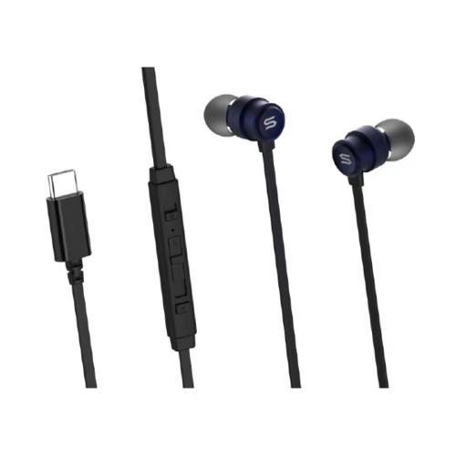 SOUL SC300NA ネイビー SOUL 有線イヤホン USB-TypeC