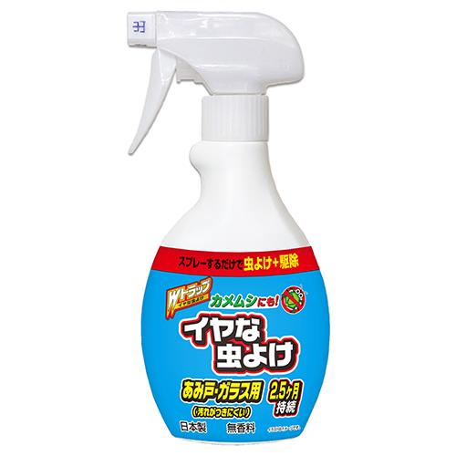 ライオンケミカル Wトラップ イヤな虫よけスプレー あみ戸・ガラス用 370ml