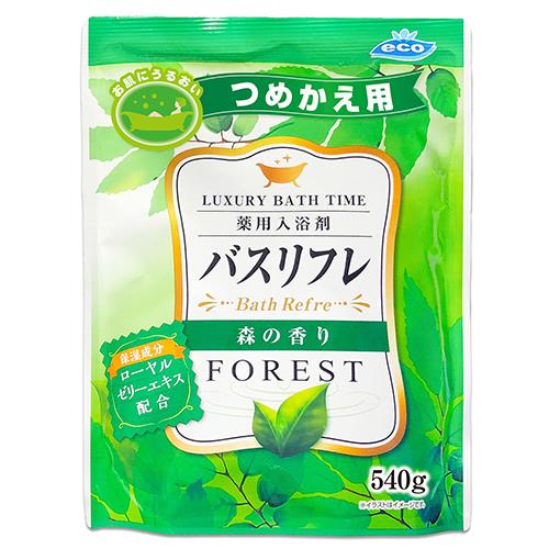 ライオンケミカル バスリフレ薬用入浴剤つめかえ用 森の香り 540g