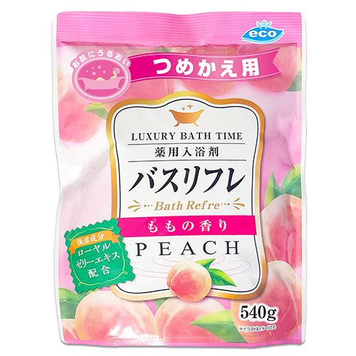 ライオンケミカル バスリフレ薬用入浴剤つめかえ用 桃の香り 540g