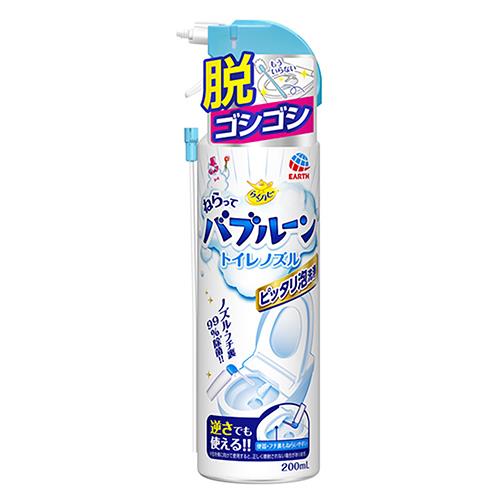 アース製薬 らくハピ ねらってバブルーン トイレノズル 200ml